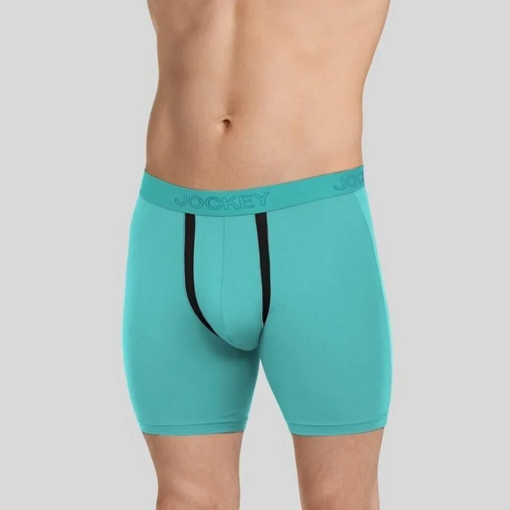Jockey Generation Men’s No Chafe Pouch Microfiber Boxer Briefs 3 pack Medium